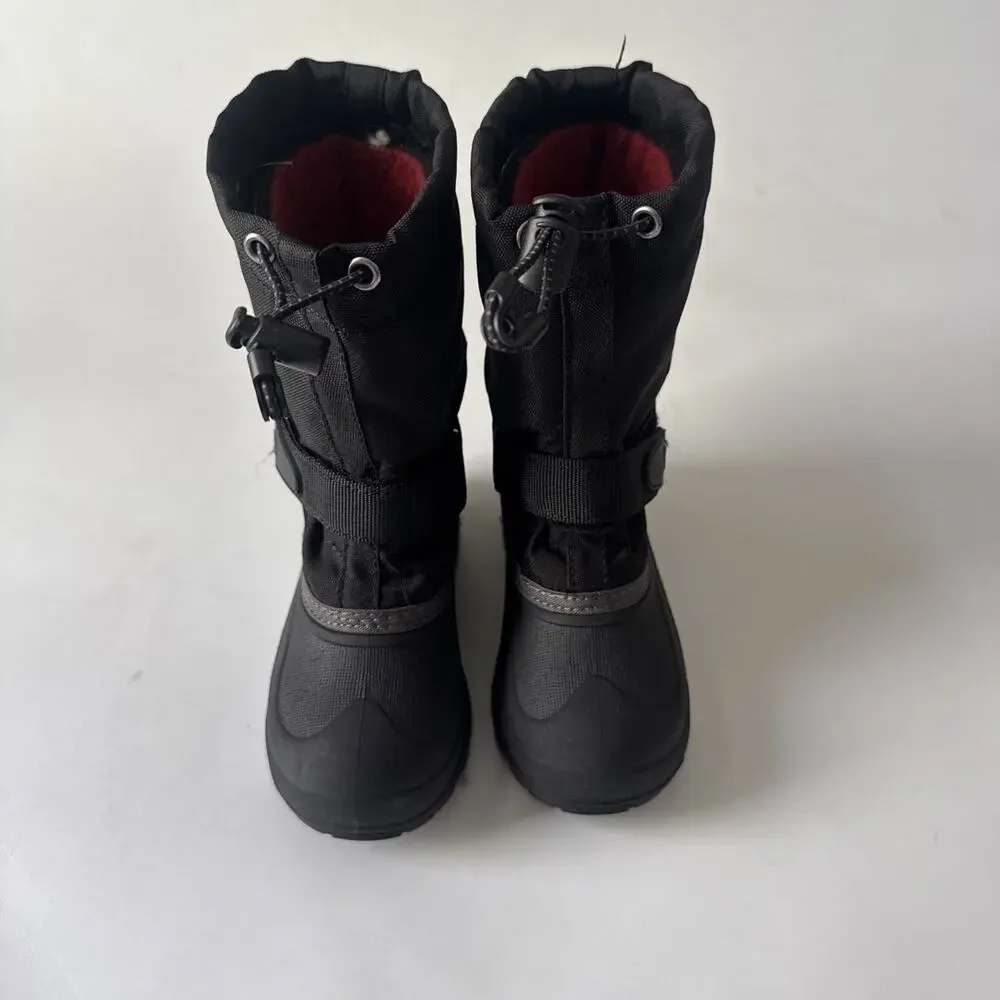 Kamik Waterbug Unisex Kids Toddler Size 11 Snow Waterproof Boots Black